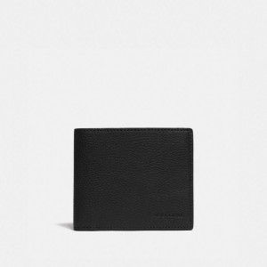 Coach 3 In 1 Wallet With Signature Canvas Detail Schwarz Khaki | COH866720