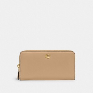 Coach Accordion Zip Wallet Braun | COH866729