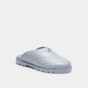 Coach Alyssa Clog With Quilting Grau Blau | COH865796