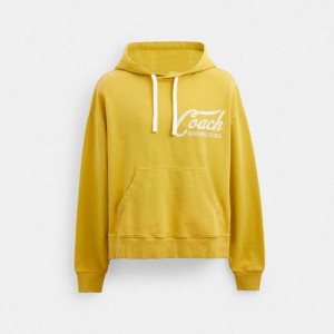 Coach Americana Hoodie Gelb | COH866900