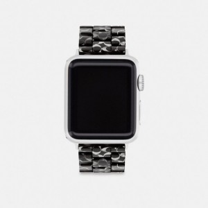 Coach Apple Watch® Strap, 38 Mm, 40 Mm And 41 Mm Schwarz | COH866963