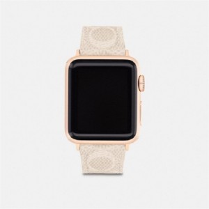 Coach Apple Watch® Strap, 38 Mm And 40 Mm Braun | COH866252