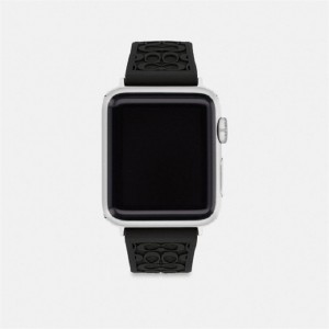 Coach Apple Watch® Strap, 38 Mm And 40 Mm Schwarz | COH866253