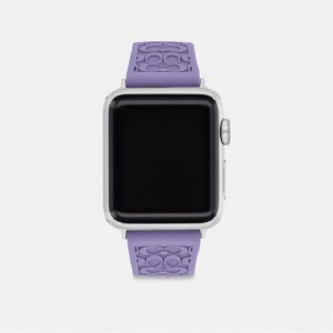 Coach Apple Watch® Strap, 38 Mm And 40 Mm Lila | COH866271