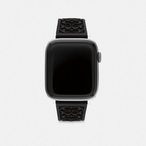 Coach Apple Watch® Strap, 42 Mm And 44 Mm Schwarz | COH866968