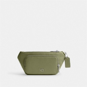 Coach Belt Bag With Signature Canvas Interior Detail Senfgelb | COH865206