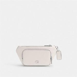 Coach Belt Bag With Signature Canvas Interior Detail Weiß | COH865441