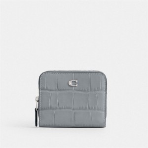 Coach Billfold Wallet Silber Grau Blau | COH865572