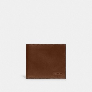 Coach Boxed Double Billfold Wallet Schokolade | COH866698