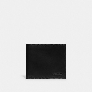 Coach Boxed Double Billfold Wallet Schwarz | COH866707