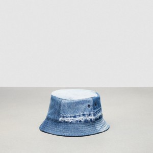 Coach Bucket Hat In Repurposed Denim Blau | COH867040
