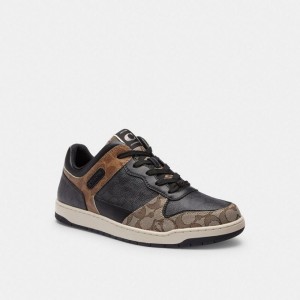 Coach C201 Sneaker In Signature Schwarz | COH866805