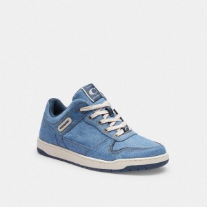 Coach C201 Sneaker Indigo Blau | COH866809