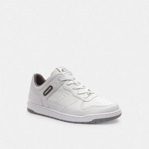 Coach C201 Sneaker Weiß Grau | COH866810