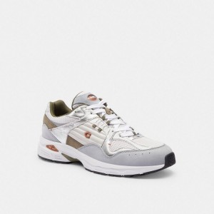 Coach C301 Sneaker Weiß Grau | COH866794