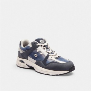 Coach C301 Sneaker With Tie Dye Navy | COH865840