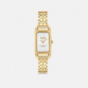 Coach Cadie Watch, 17.5 Mm X 28.5 Mm Gold | COH866265