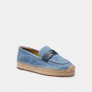 Coach Camilla Espadrille Indigo Blau | COH865786