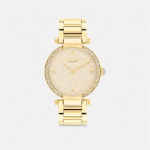 Coach Cary Watch, 34 Mm Gold | COH866280