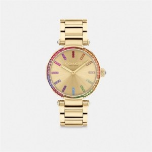 Coach Cary Watch, 34 Mm Gold | COH866283