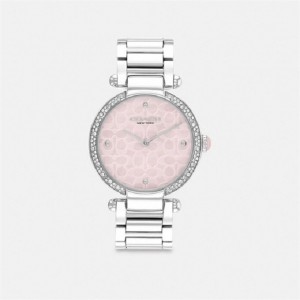 Coach Cary Watch, 34 Mm Grau Rosa | COH866279