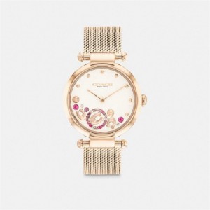 Coach Cary Watch, 34 Mm Rosa Gold | COH866244
