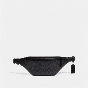 Coach Charter Belt Bag 7 In Signature Canvas Grau | COH865444
