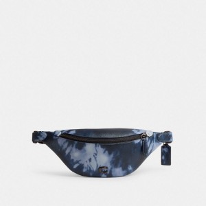 Coach Charter Belt Bag 7 With Tie Dye Print Navy Mehrfarbig | COH866574