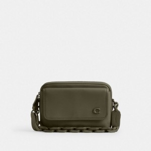 Coach Charter Flap Crossbody 24 Grün | COH866614