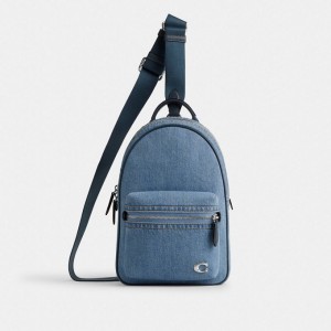 Coach Charter Pack Blau Indigo Blau | COH866513