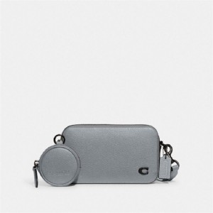 Coach Charter Slim Crossbody Grau Blau | COH865250
