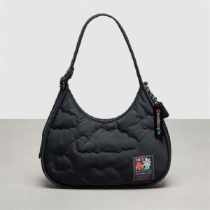 Coach Coachtopia Loop Ergo Bag With Cloud Quilting Schwarz | COH865109