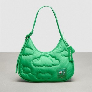 Coach Coachtopia Loop Ergo Bag With Cloud Quilting Grün | COH865114