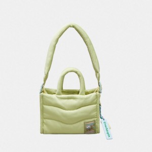 Coach Coachtopia Loop Mini Puffy Tote Hellgrün | COH866641
