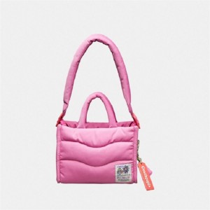 Coach Coachtopia Loop Mini Puffy Tote Rosa | COH865081