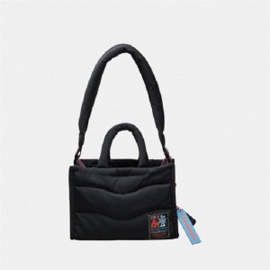 Coach Coachtopia Loop Mini Puffy Tote Schwarz | COH865022