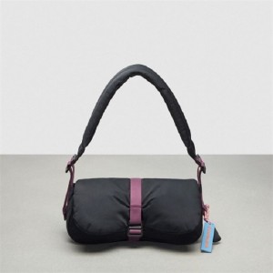 Coach Coachtopia Loop Puffy Wavy Dinky Bag Schwarz | COH864980