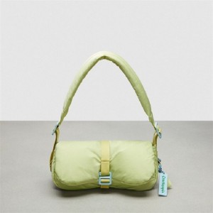 Coach Coachtopia Loop Puffy Wavy Dinky Bag Hellgrün | COH865245