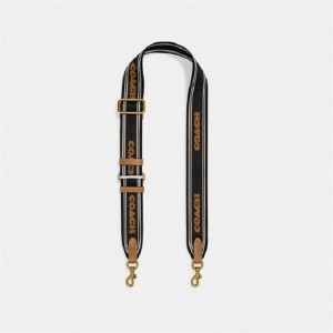 Coach Colorblock Webbing Strap Schwarz Mehrfarbig | COH866442