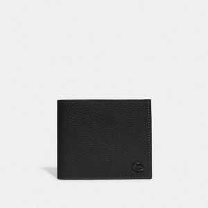 Coach Double Billfold Wallet Schwarz | COH866708