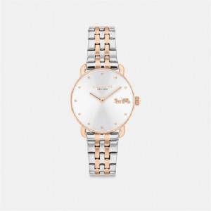 Coach Elliot Watch, 28 Mm Gold Silber | COH866305
