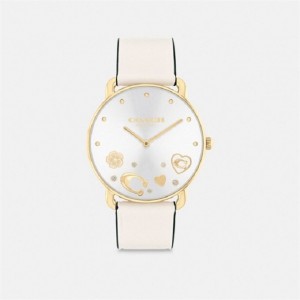 Coach Elliot Watch, 36 Mm Weiß | COH866258