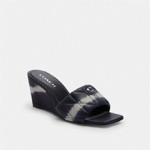Coach Emma Wedge With Tie Dye Navy | COH865753