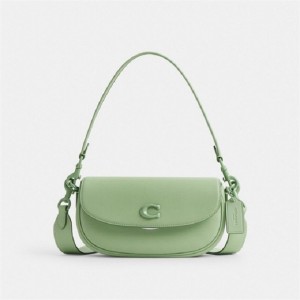 Coach Emmy Saddle Bag 23 Silber | COH865227