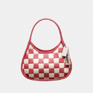 Coach Ergo Bag In Checkerboard Patchwork Upcrafted Leather Rosa | COH865115