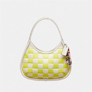 Coach Ergo Bag In Checkerboard Patchwork Upcrafted Leather Hellgelb | COH865127