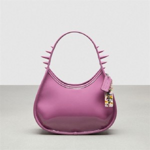 Coach Ergo Bag In Crinkle Patent Coachtopia Leather: Spikes Lila | COH864779