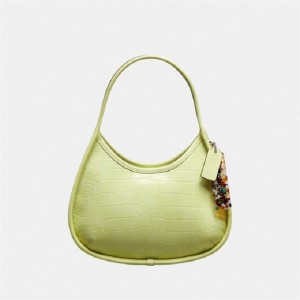 Coach Ergo Bag In Croc Embossed Coachtopia Leather Grün | COH864782