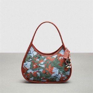 Coach Ergo Bag In Patchwork Upcrushed Upcrafted Leather Grün Indigo Mehrfarbig | COH864824