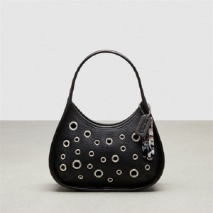 Coach Ergo Bag In Pebbled Coachtopia Leather: Grommets Schwarz | COH864816